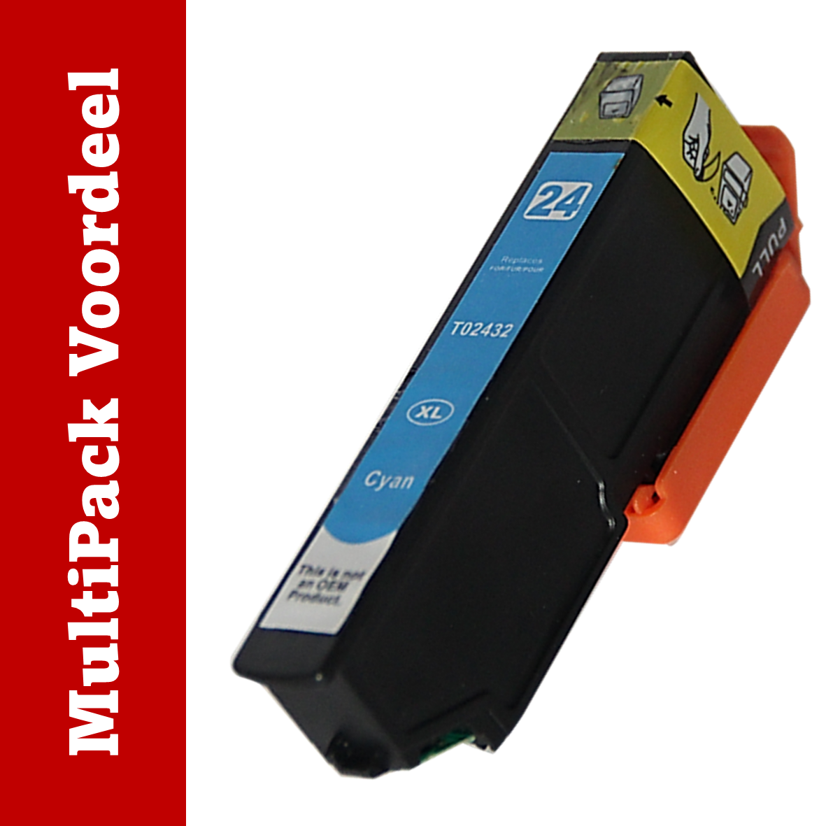 Huismerk 24 / T24 XL Epson Inktcartridges | MultiPacks & Los | XXL, Meer Prints, Zelfde Cartridge | ISO9001, ISO14001, CE, Rohs |