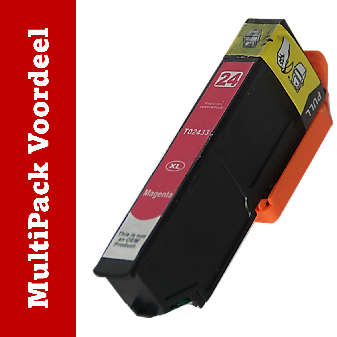 Huismerk 24 / T24 XL Epson Inktcartridges | MultiPacks & Los | XXL, Meer Prints, Zelfde Cartridge | ISO9001, ISO14001, CE, Rohs |