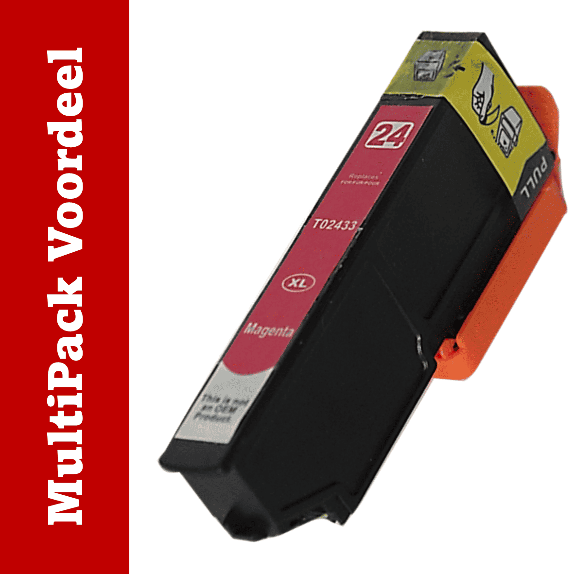 Huismerk 24 / T24 XL Epson Inktcartridges | MultiPacks & Los | XXL, Meer Prints, Zelfde Cartridge | ISO9001, ISO14001, CE, Rohs |