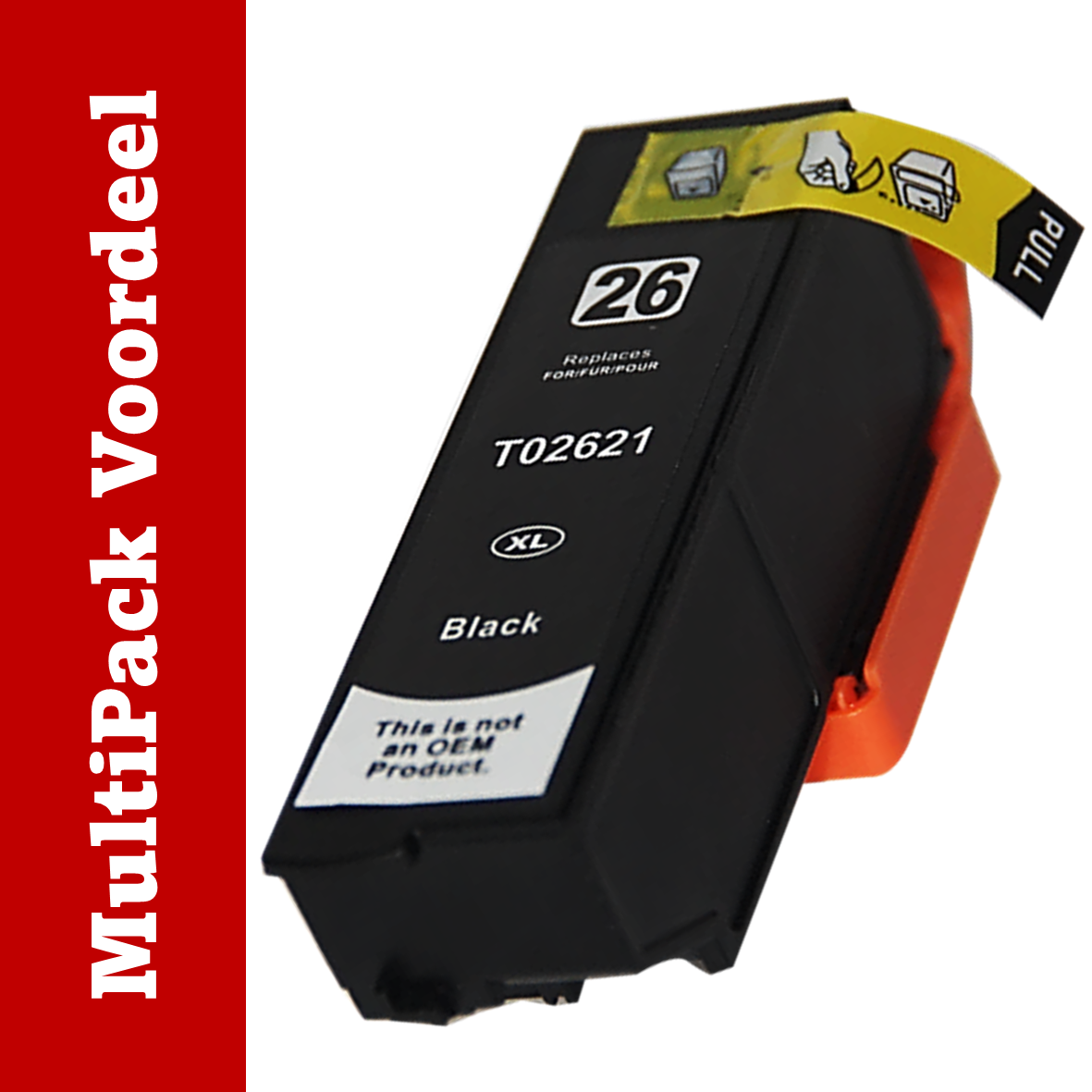 Huismerk 26 XL Epson Inktcartridges | MultiPacks & Los | XXL, Meer Prints, Zelfde Cartridge | ISO9001, ISO14001, CE, Rohs |