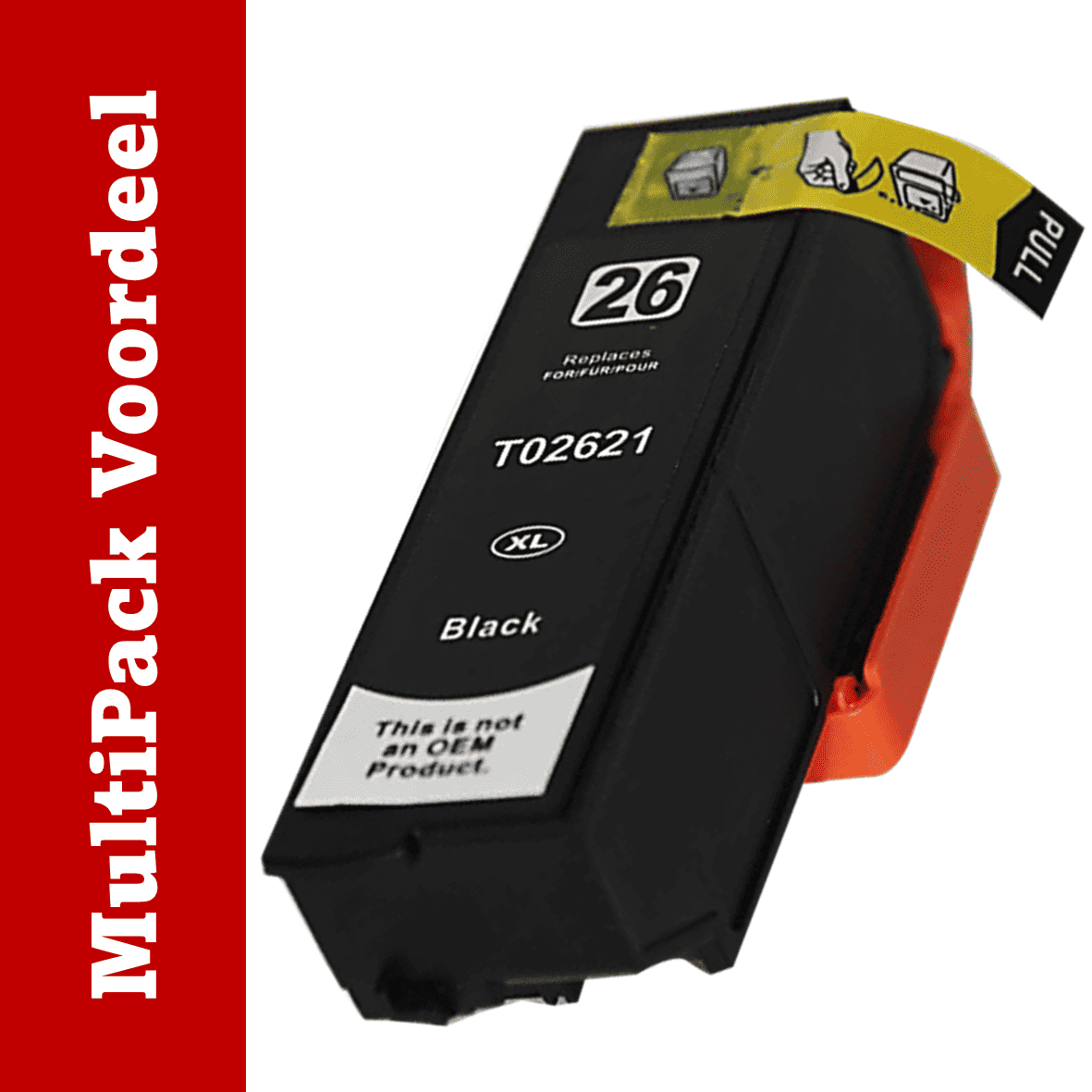 Huismerk 26 XL Epson Inktcartridges | MultiPacks & Los | XXL, Meer Prints, Zelfde Cartridge | ISO9001, ISO14001, CE, Rohs |