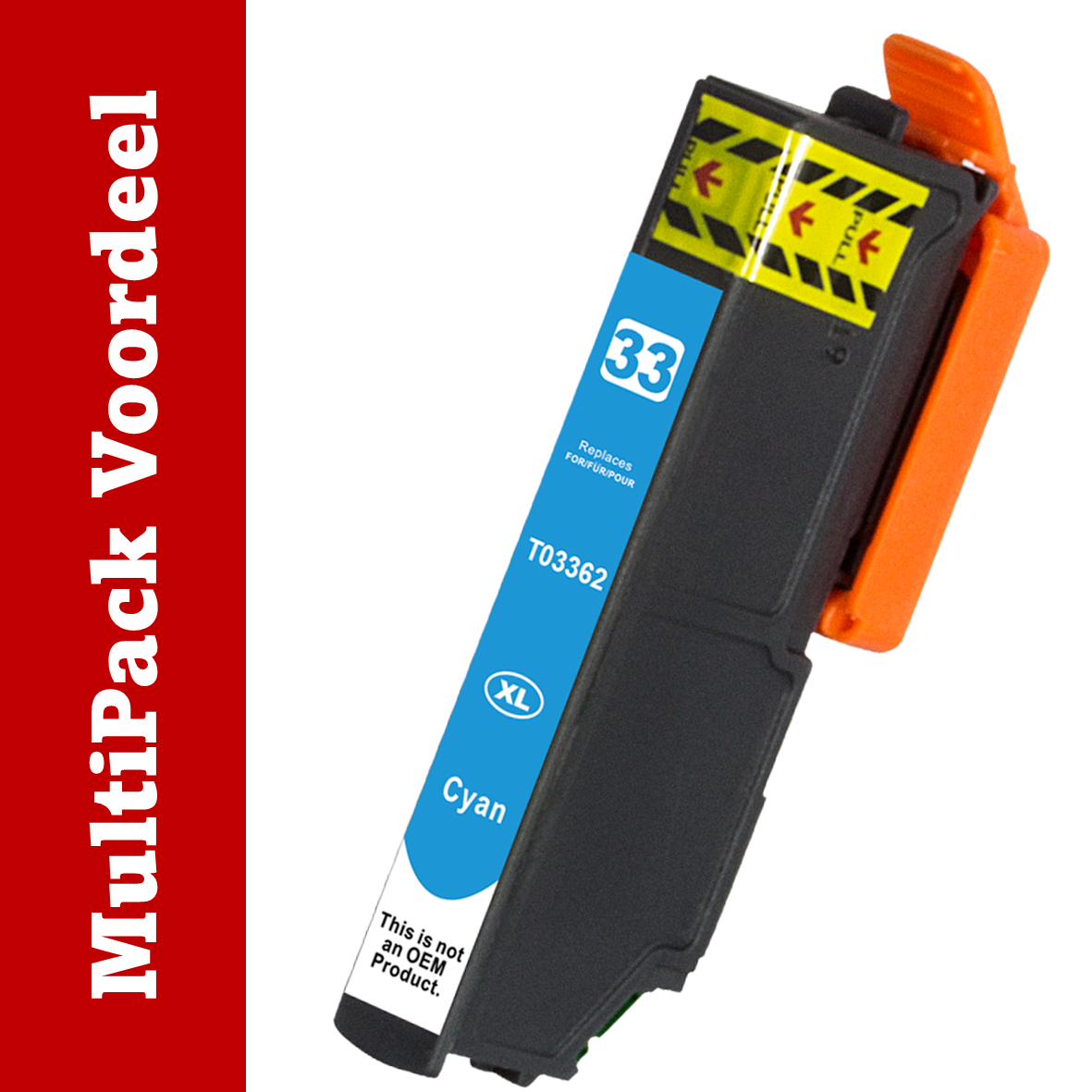 Huismerk 33 XL Epson Inktcartridges | MultiPacks & Los | XL, Meer Prints, Zelfde Cartridge | ISO9001, ISO14001, CE, Rohs |
