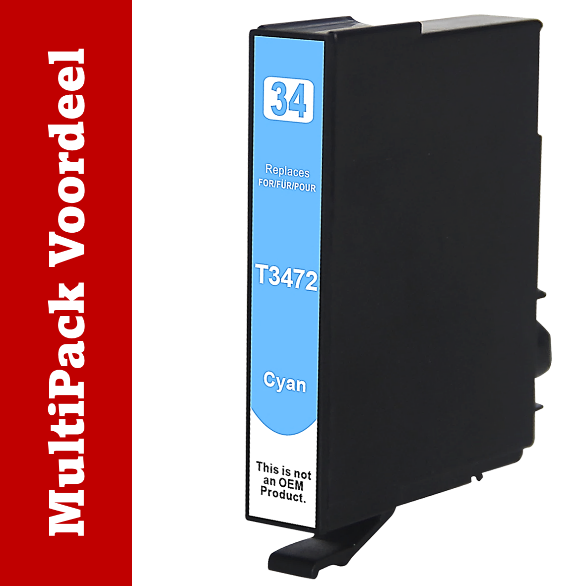 Huismerk 34 XL Epson Inktcartridges | MultiPacks & Los | XL, Meer Prints, Zelfde Cartridge | ISO9001, ISO14001, CE, Rohs |