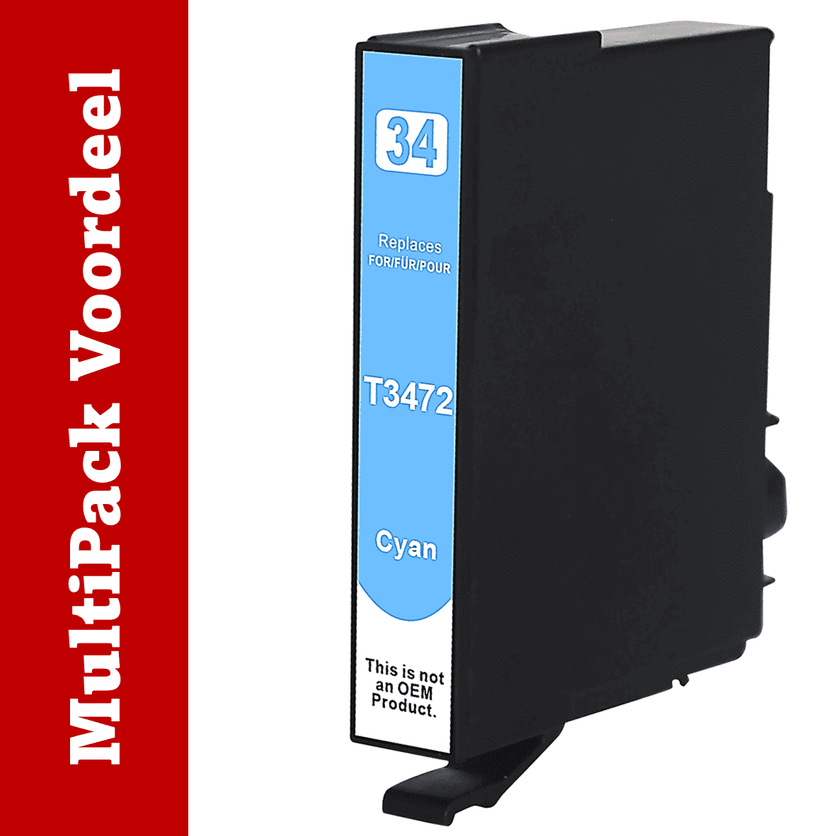 Huismerk 34 XL Epson Inktcartridges | MultiPacks & Los | XL, Meer Prints, Zelfde Cartridge | ISO9001, ISO14001, CE, Rohs |