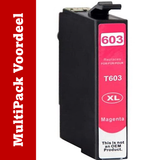 Huismerk 603 XL Epson Inktcartridges | MultiPacks & Los | XL, Meer Prints, Zelfde Cartridge | ISO9001, ISO14001, CE, Rohs |
