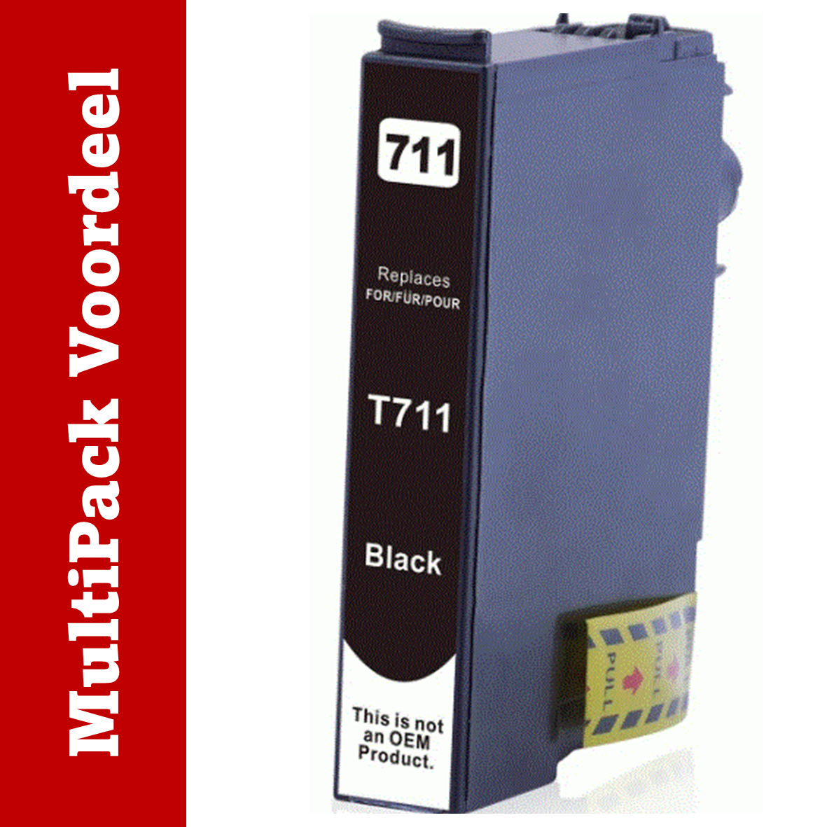 Huismerk T071-Serie XL / T0715 Epson Inktcartridges | MultiPacks & Los | XL, Meer Prints, Zelfde Cartridge |