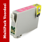 Huismerk T080-Serie XL / T0807 Epson Inktcartridges | MultiPacks & Los | XL, 2x Meer Prints, Zelfde Cartridge | CE