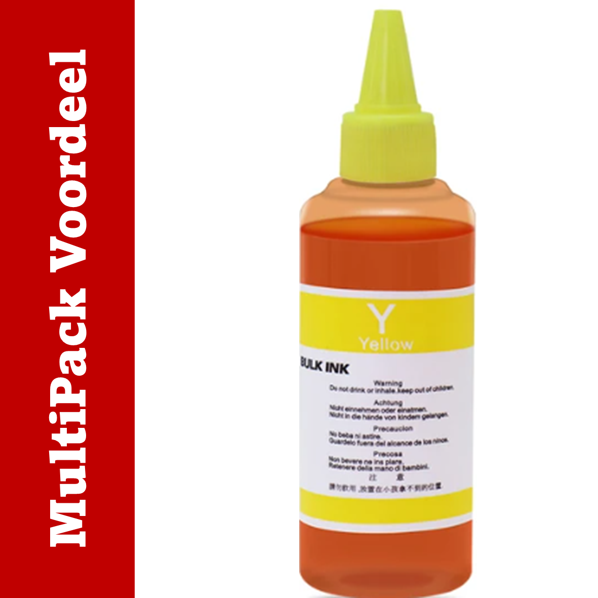 Universeel Inkt flesje Geschikt Voor Epson Printer (100 ml.) | MultiPacks & Los | ISO9001, ISO14001, CE, Rohs |