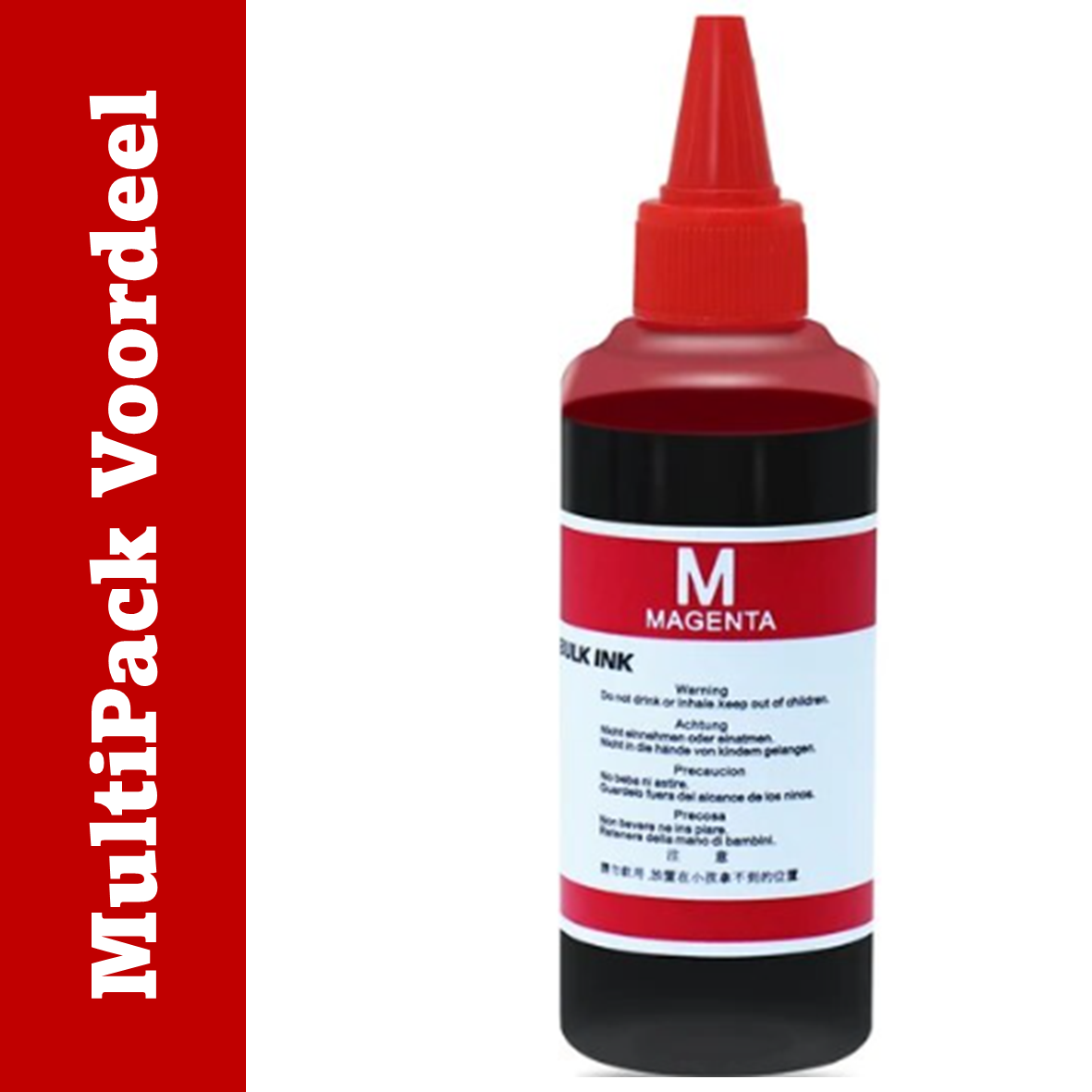 Universeel Inkt flesje Geschikt Voor Epson Printer (100 ml.) | MultiPacks & Los | ISO9001, ISO14001, CE, Rohs |