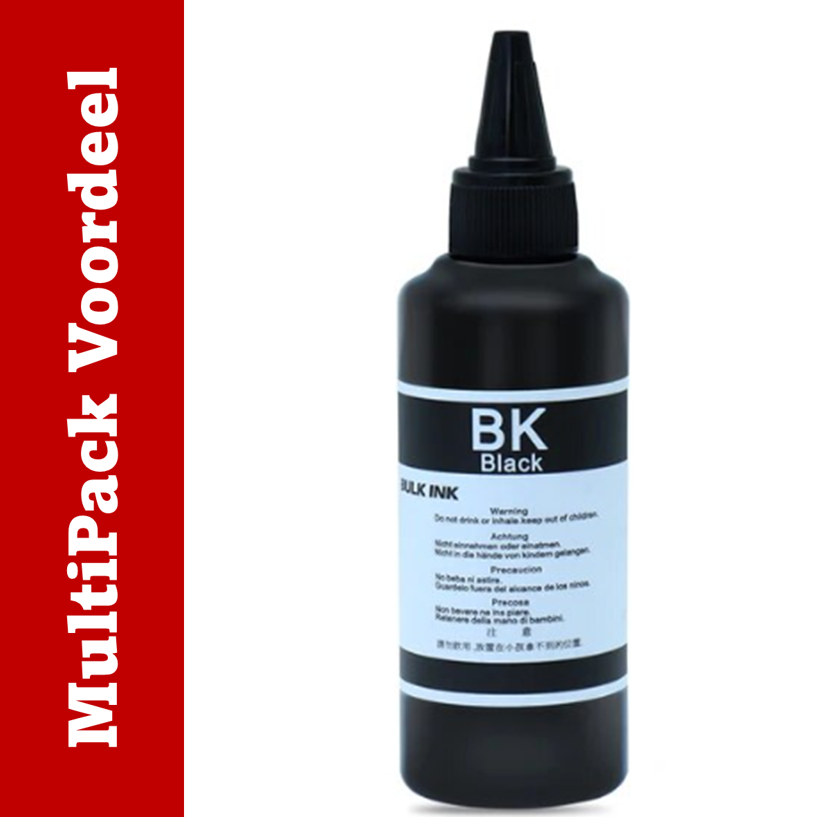 Universeel Inkt flesje Geschikt Voor Epson Printer (100 ml.) | MultiPacks & Los | ISO9001, ISO14001, CE, Rohs |