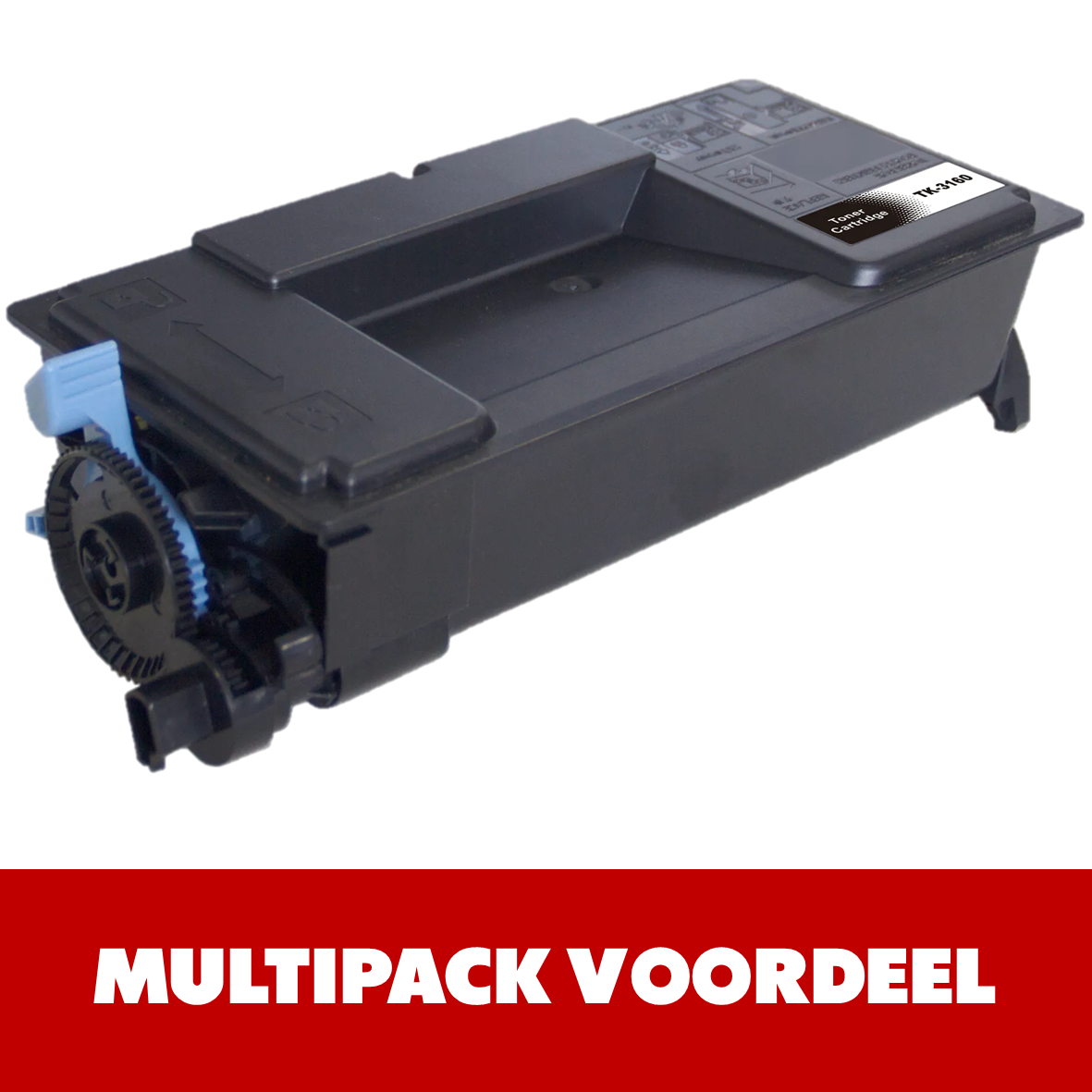Huismerk TK3160 Kyocera Toner | Zwart | MultiPacks | Professioneel Gebruik| EU |