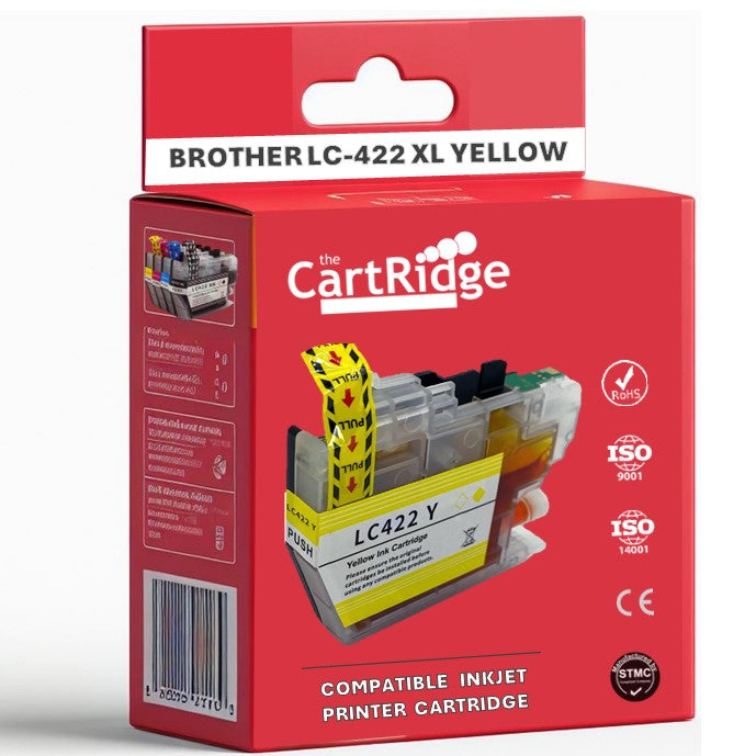 Huismerk LC422XL Brother Inktcartridges | XL Vulling | Flexibele MultiPacks | Haarscherpe afdrukken | 100% compatibel |