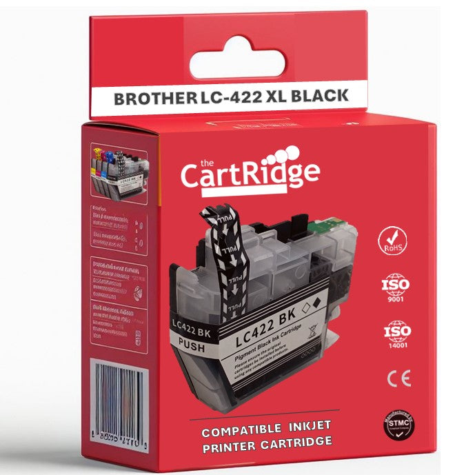 Huismerk LC422XL Brother Inktcartridges | XL Vulling | Flexibele MultiPacks | Haarscherpe afdrukken | 100% compatibel |
