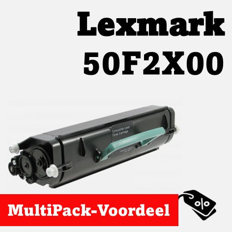 Huismerk 50F2X00 Lexmark Toner | Zwart |Diverse MultiPacks & Los | 100% Betrouwbaar | Ook Voor Intensief  Gebruik| EU Ingekocht|