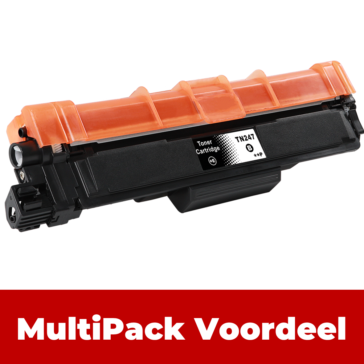Huismerk TN247 / TN243 XL Brother Tonercartridges | MultiPacks & Los | TN247, 2X Veel Meer Prints, Zelfde Formaat Toner |