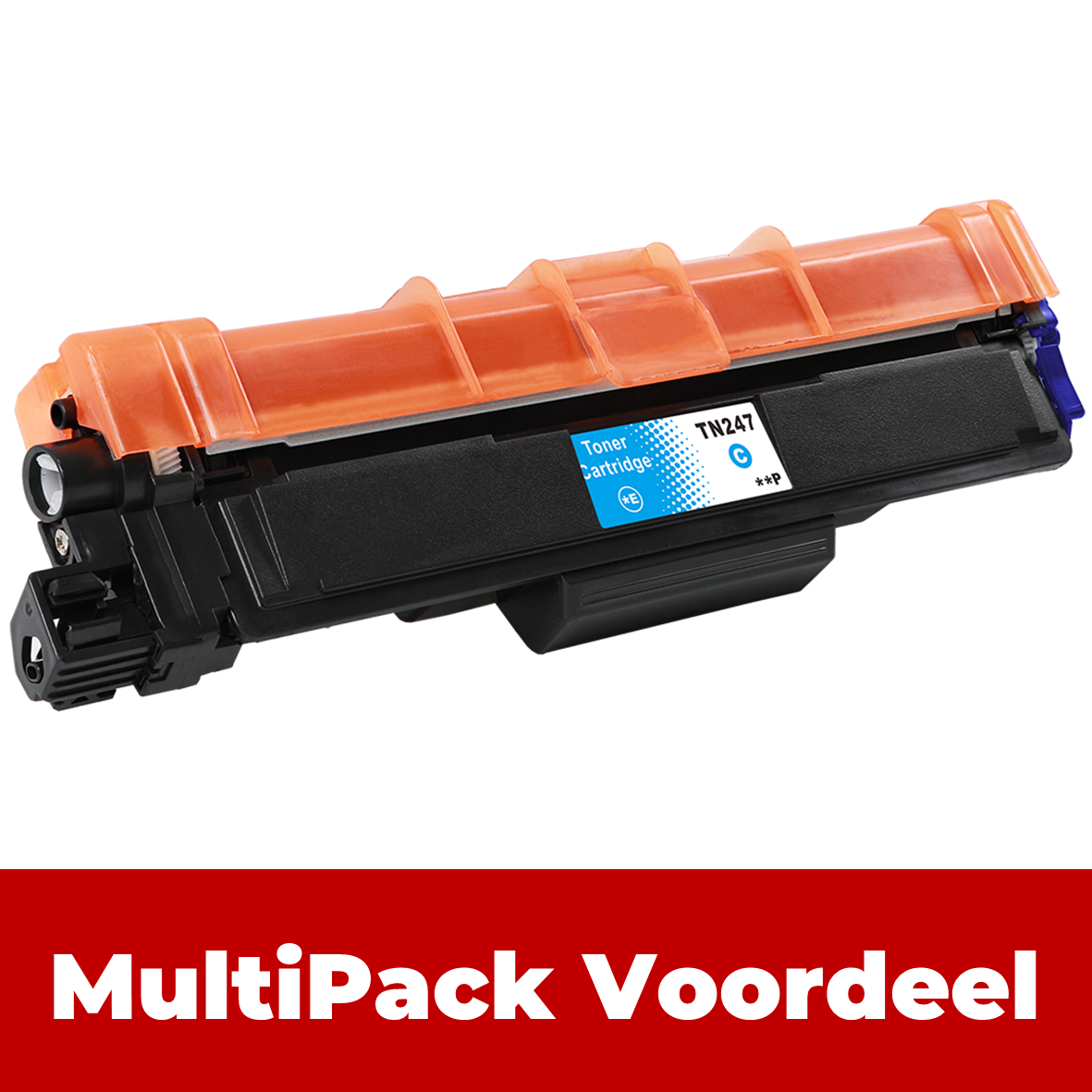Huismerk TN247 / TN243 XL Brother Tonercartridges | MultiPacks & Los | TN247, 2X Veel Meer Prints, Zelfde Formaat Toner |