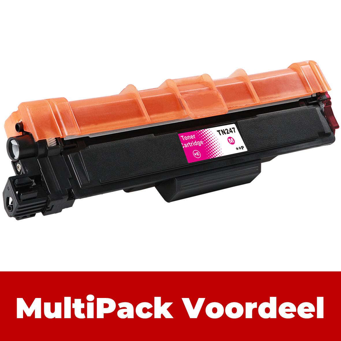 Huismerk TN247 / TN243 XL Brother Tonercartridges | MultiPacks & Los | TN247, 2X Veel Meer Prints, Zelfde Formaat Toner |