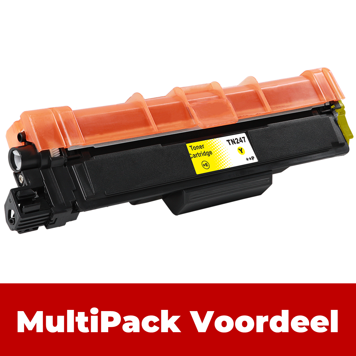 Huismerk TN247 / TN243 XL Brother Tonercartridges | MultiPacks & Los | TN247, 2X Veel Meer Prints, Zelfde Formaat Toner |