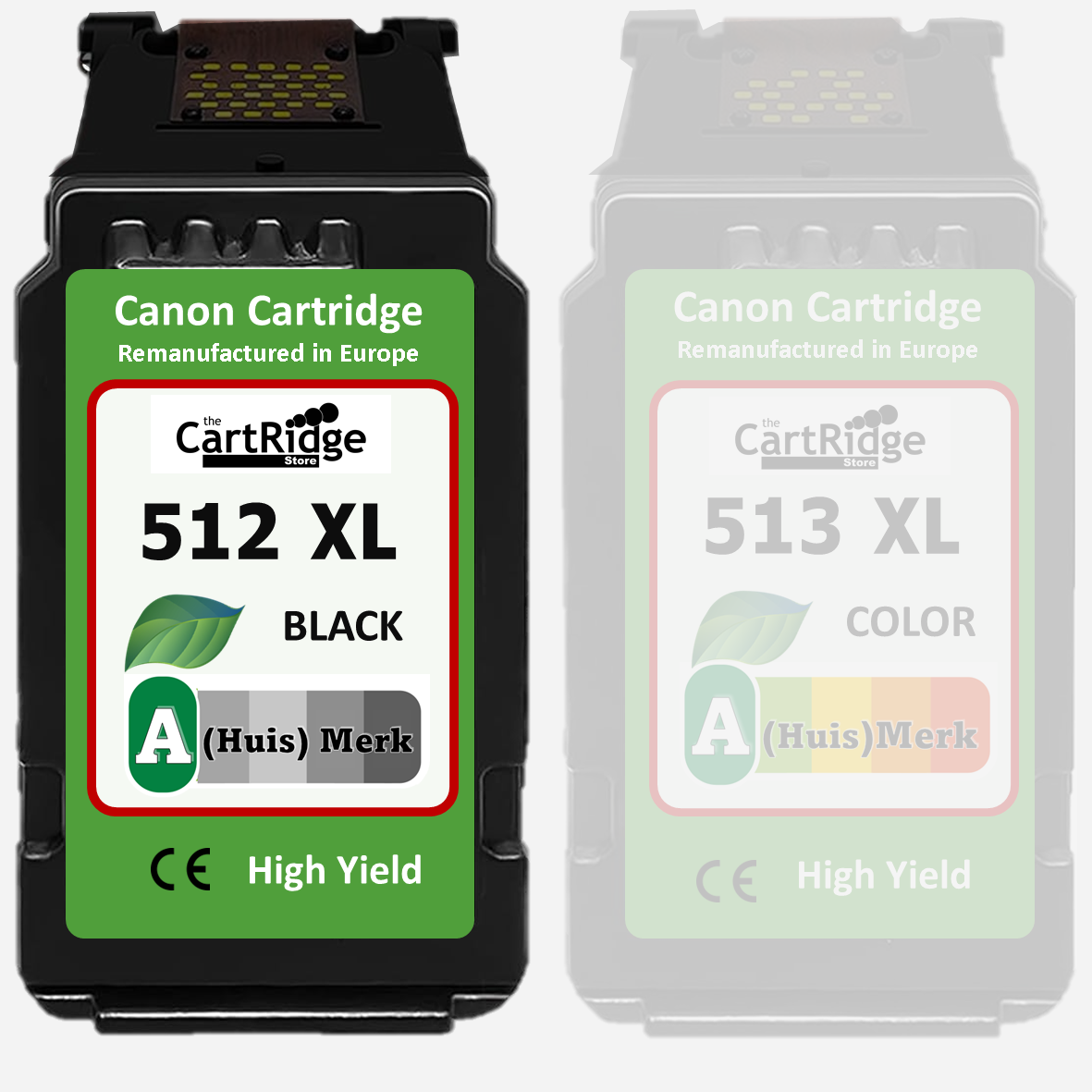 Huismerk 510 / 511 / 512 / 513 Canon Inktcartridges | MultiPacks | Professioneel Gebruik | EU |