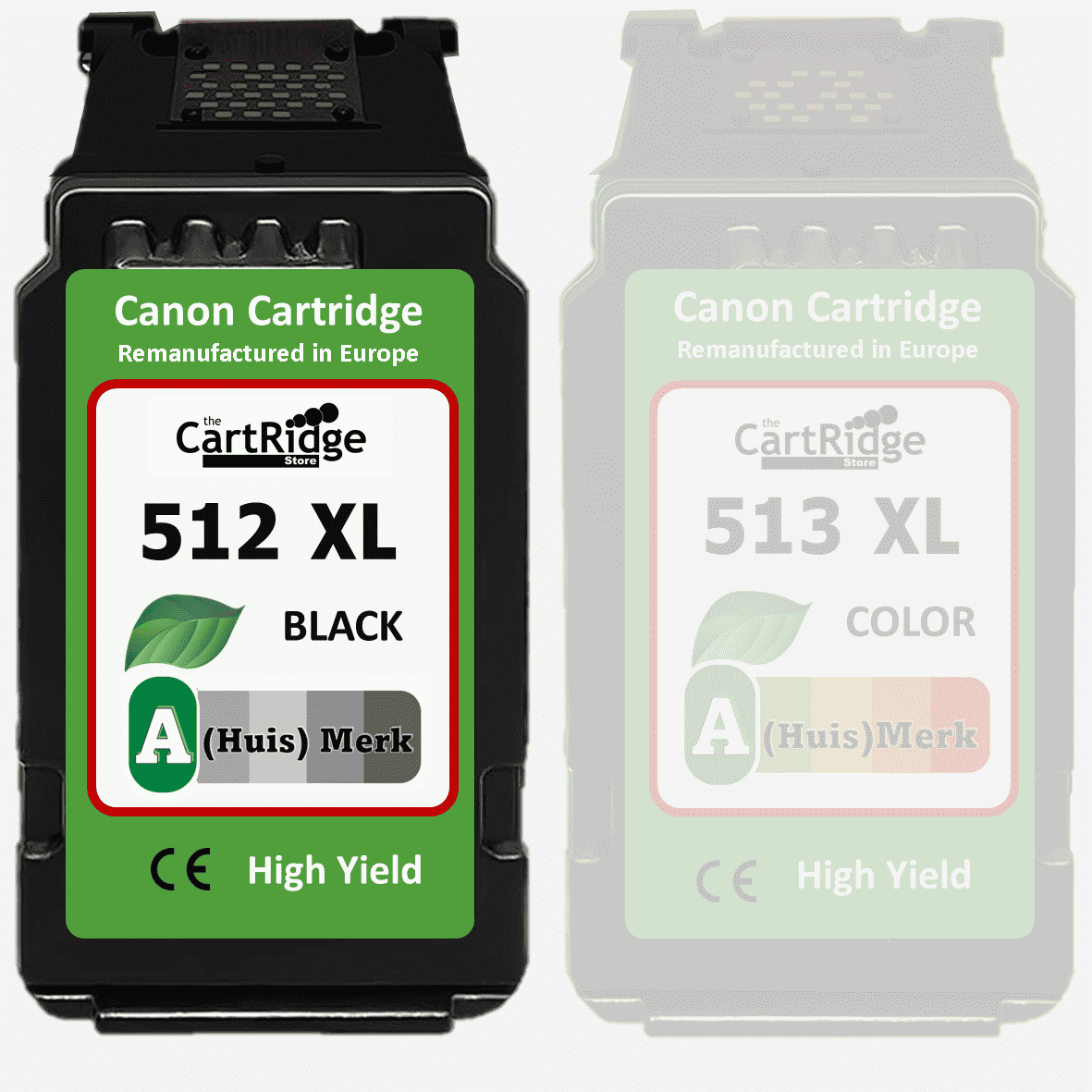Huismerk 510 / 511 / 512 / 513 Canon Inktcartridges | MultiPacks | Professioneel Gebruik | EU |