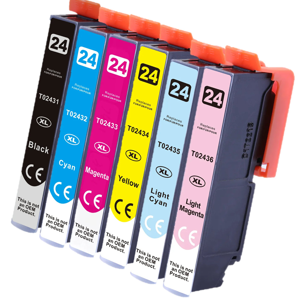 Huismerk 24 / T24 XL Epson Inktcartridges | MultiPacks & Los | XXL, Meer Prints, Zelfde Cartridge | ISO9001, ISO14001, CE, Rohs |