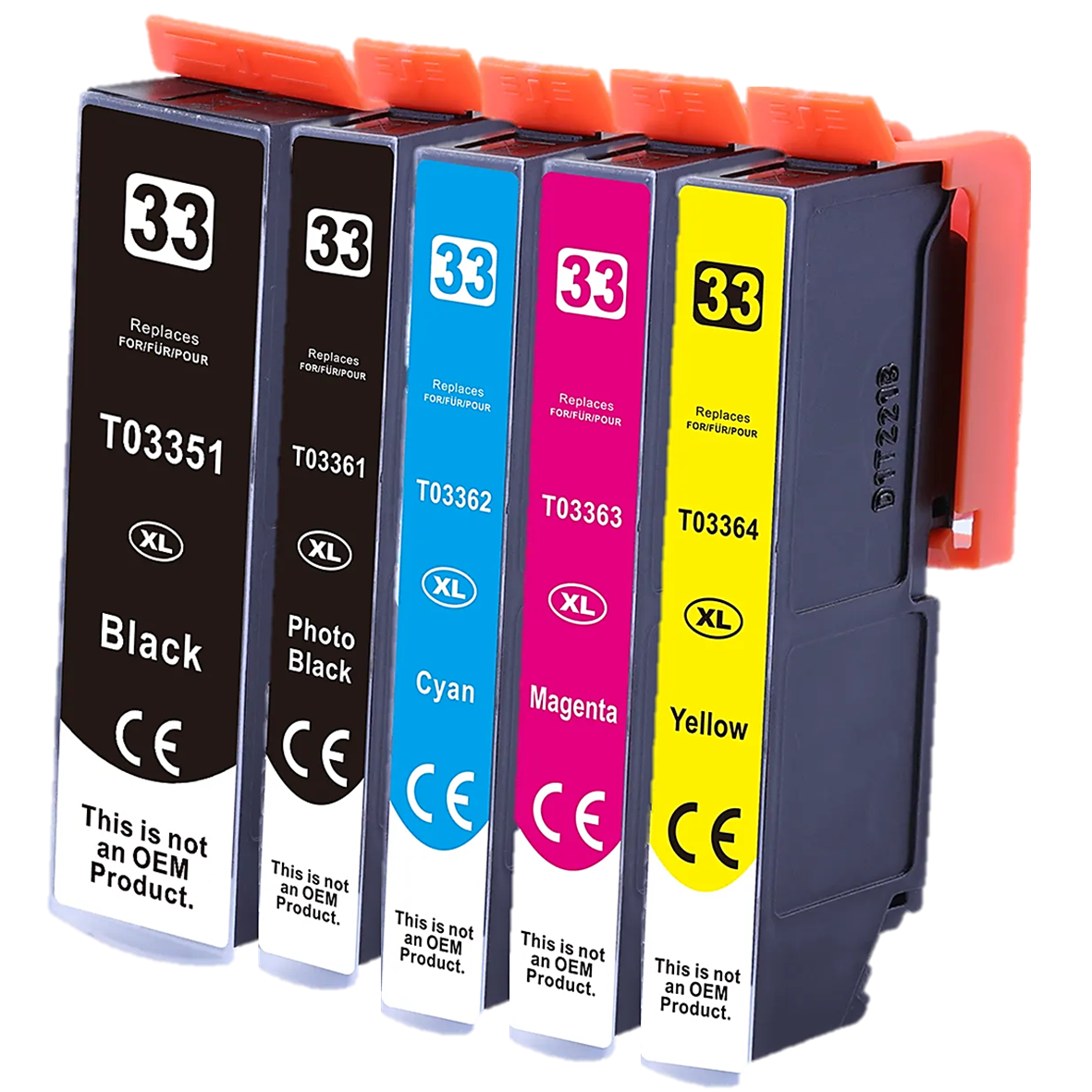 Huismerk 33 XL Epson Inktcartridges | MultiPacks & Los | XL, Meer Prints, Zelfde Cartridge | ISO9001, ISO14001, CE, Rohs |