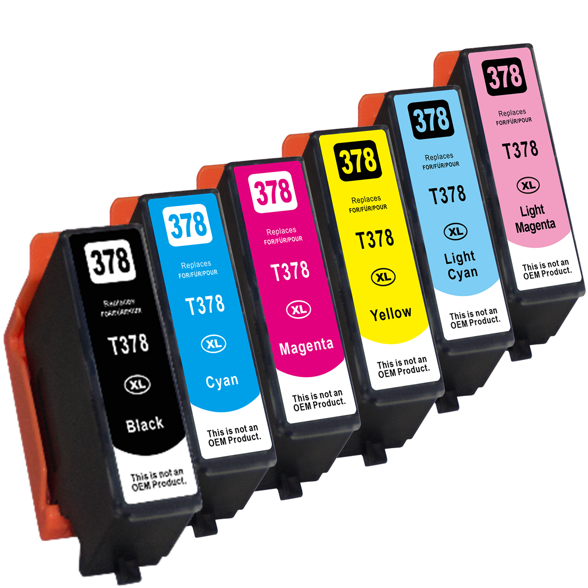 Private Label 378 XL Epson Ink Cartridges | MultiPacks & Loose | XL, More Prints, Same Cartridge | ISO9001, ISO14001, CE, Rohs |
