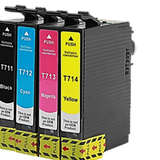 Huismerk T071-Serie XL / T0715 Epson Inktcartridges | MultiPacks & Los | XL, Meer Prints, Zelfde Cartridge |
