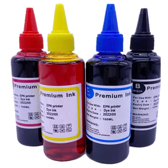 Universeel Inkt flesje Geschikt Voor  Epson Printer (100 ml.) | MultiPacks & Los | ISO9001, ISO14001, CE, Rohs |