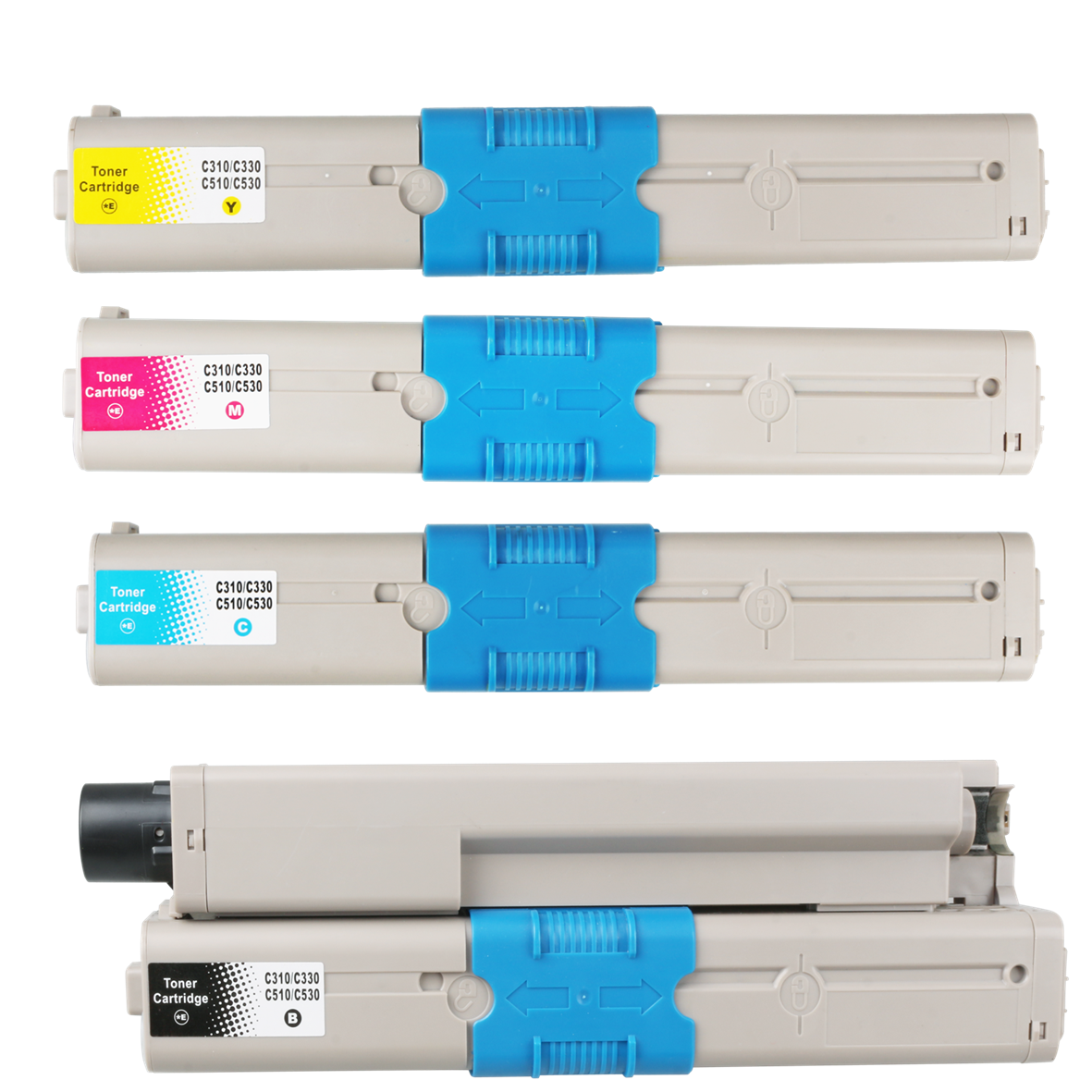 Huismerk C310 / C330 / C510 / C530 OKI Toner | Zwart en Kleuren |Diverse MultiPacks & Los | 100% Betrouwbaar | CE|