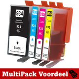 Huismerk HP 934 / 935 XL Inktcartridge | Diverse MultiPacks & Los | XL: Meer Prints, Zelfde Cartridge | EU Ingekocht |