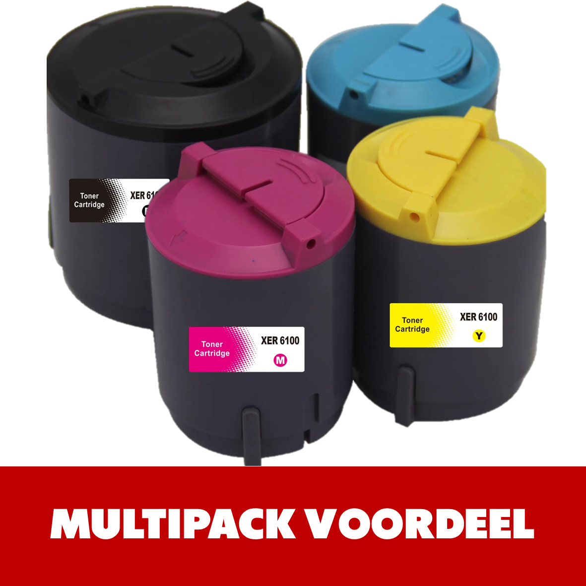 Huismerk 6110 Xerox Phaser Toner | Zwart en Kleur |Diverse MultiPacks & Los | 100% Betrouwbaar | Ook Voor Intensief Gebruik|