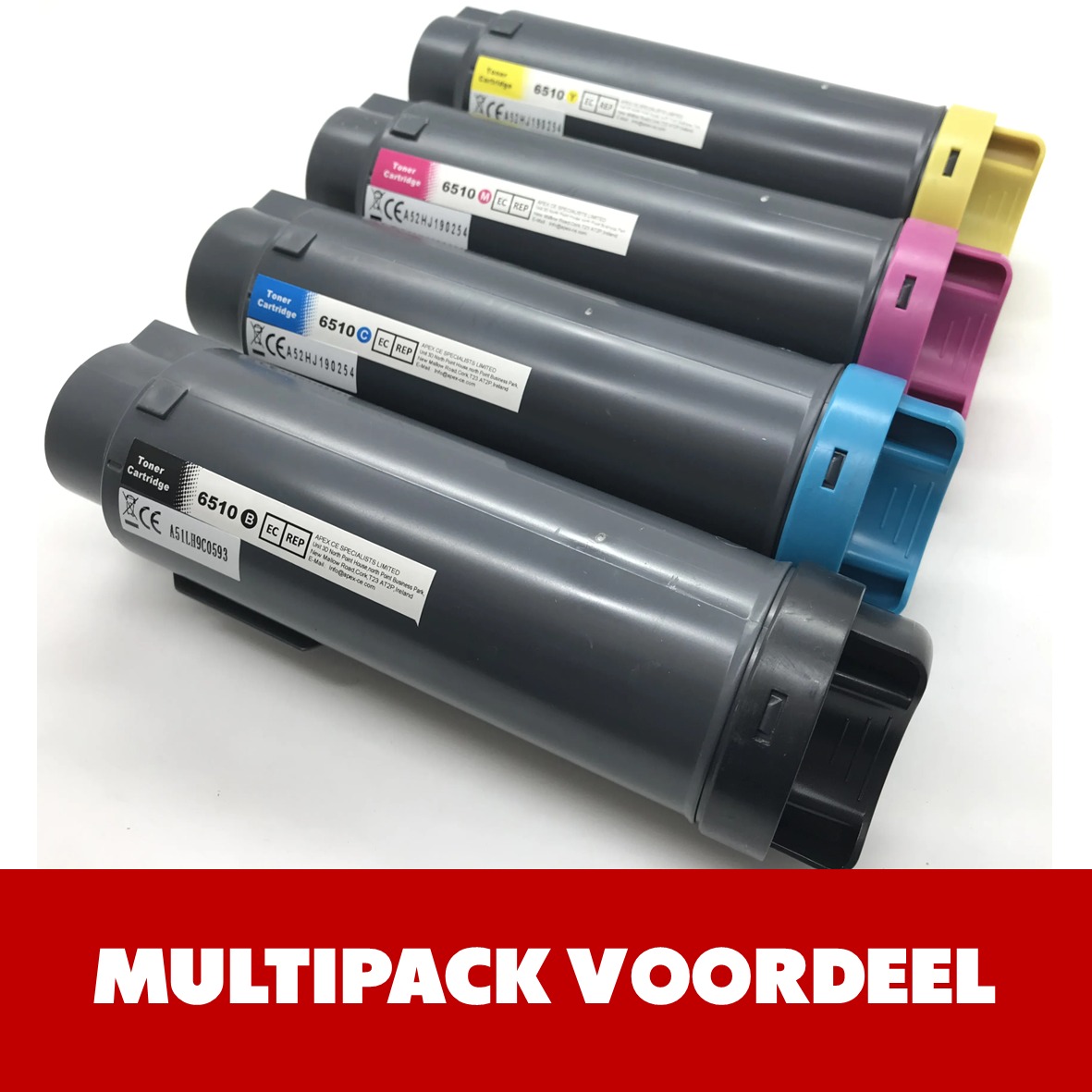 Huismerk 6510 Xerox Phaser Toner | Zwart en Kleur |Diverse MultiPacks & Los | 100% Betrouwbaar | Ook Voor Intensief Gebruik|