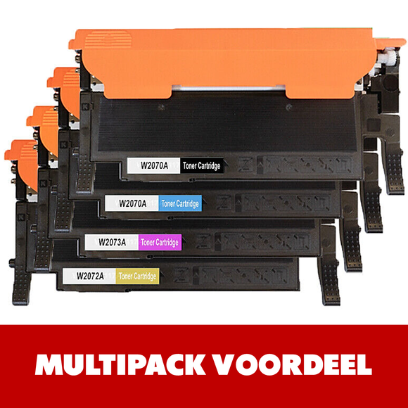 Huismerk HP 117A / W207-Serie Toner | Zwart en Kleuren |Diverse MultiPacks & Los | EU Ingekocht | Geschikt Voor Intensief Gebruik|