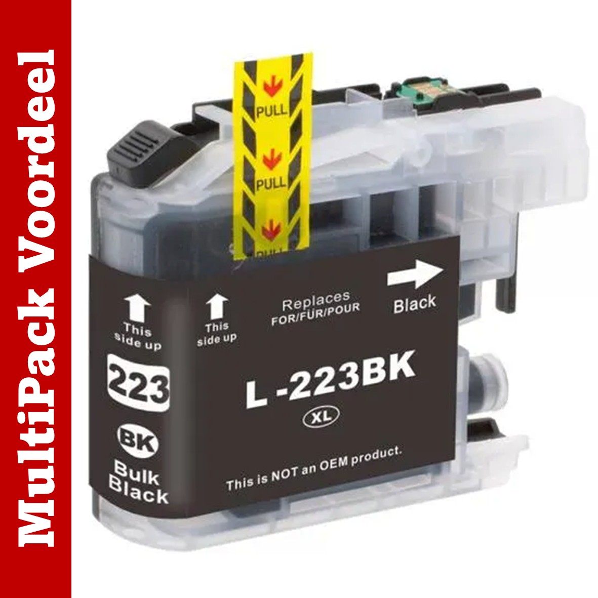 Huismerk LC223/ LC221 XL Brother Inktcartridges | Zwart en Kleuren | MultiPacks & Los | XL Veel Meer Prints, Zelfde Formaat |