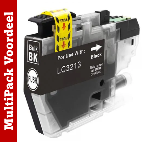 Huismerk LC3213/ LC3211 XL Brother Inktcartridges | Zwart en Kleuren | MultiPacks & Los | XL Veel Meer Prints, Zelfde Formaat |