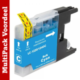 Huismerk LC1280 XL Brother Inktcartridges | Zwart en Kleuren | MultiPacks & Los | XL Veel Meer Prints, Zelfde Formaat |