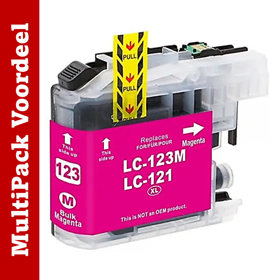 Huismerk LC123/ LC121 XL Brother Inktcartridges | Zwart en Kleuren | MultiPacks & Los | XL Veel Meer Prints, Zelfde Formaat |