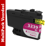 Huismerk LC3239/ LC3237 XL Brother Inktcartridges | Zwart en Kleuren | MultiPacks & Los | XL Veel Meer Prints, Zelfde Formaat |