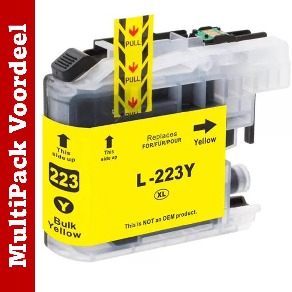 Huismerk LC223/ LC221 XL Brother Inktcartridges | Zwart en Kleuren | MultiPacks & Los | XL Veel Meer Prints, Zelfde Formaat |