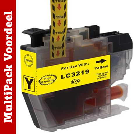 Huismerk LC3219/ LC3217 XL Brother Inktcartridges | Zwart en Kleuren | MultiPacks & Los | XL Veel Meer Prints, Zelfde Formaat |