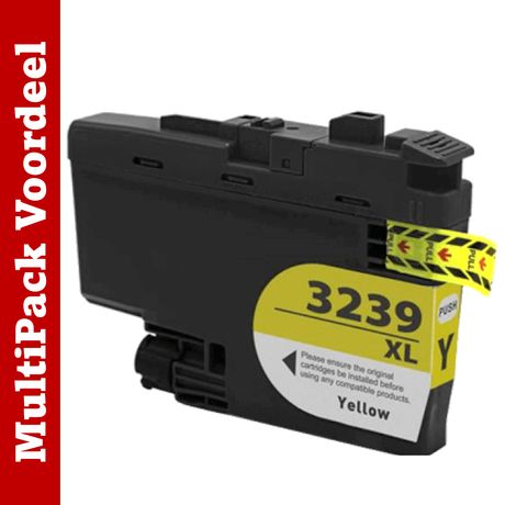 Huismerk LC3239/ LC3237 XL Brother Inktcartridges | Zwart en Kleuren | MultiPacks & Los | XL Veel Meer Prints, Zelfde Formaat |