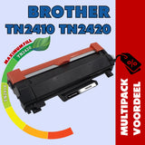 Huismerk TN2420/ TN2410 XL Brother Tonercartridges | MultiPacks & Los |  TN2420, 2X Veel Meer Prints, Zelfde Formaat Toner |
