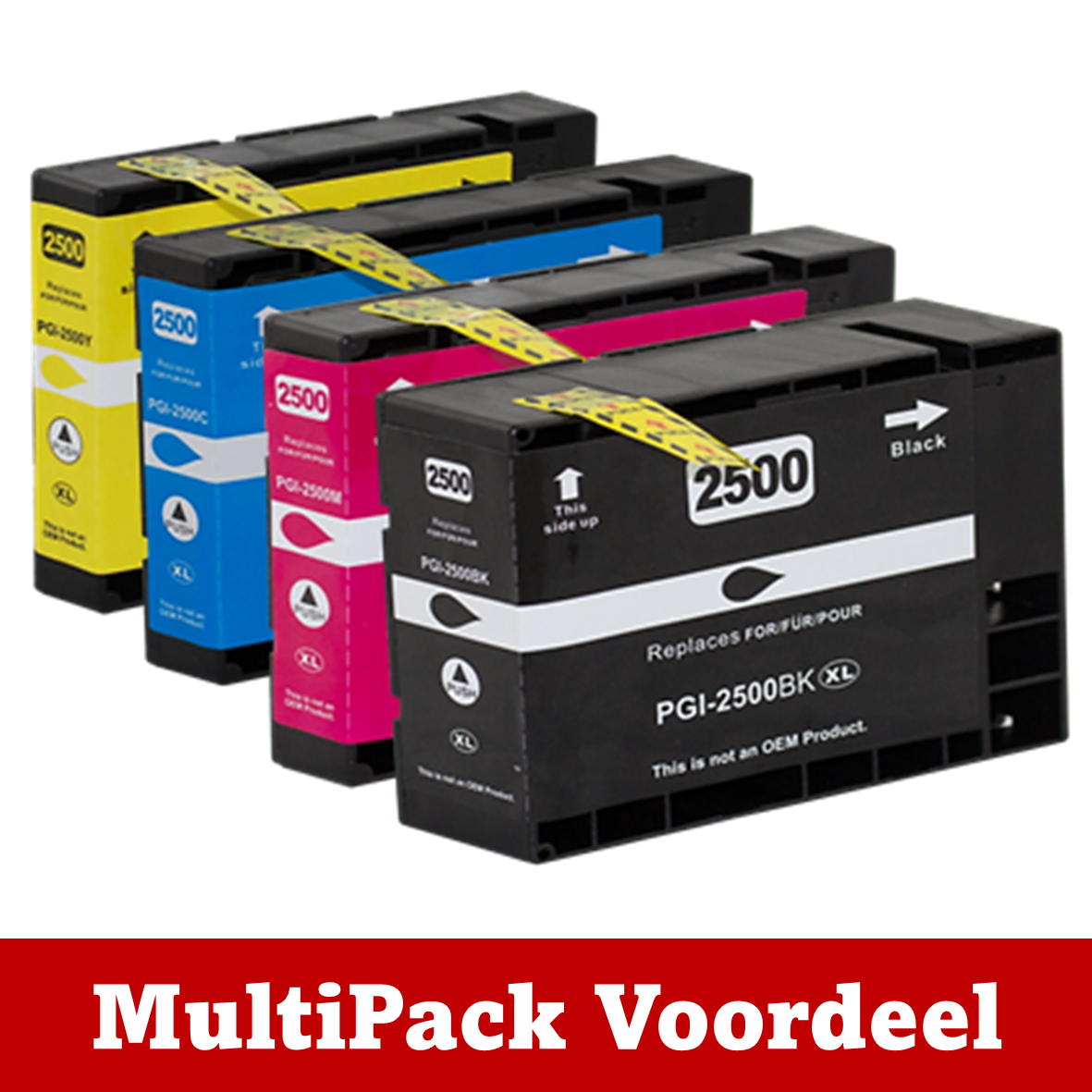 Huismerk 2500 / 2500 XL Canon Inktcartridges | Diverse MultiPacks & Los | Geschikt Voor Professioneel Gebruik| EU Ingekocht |