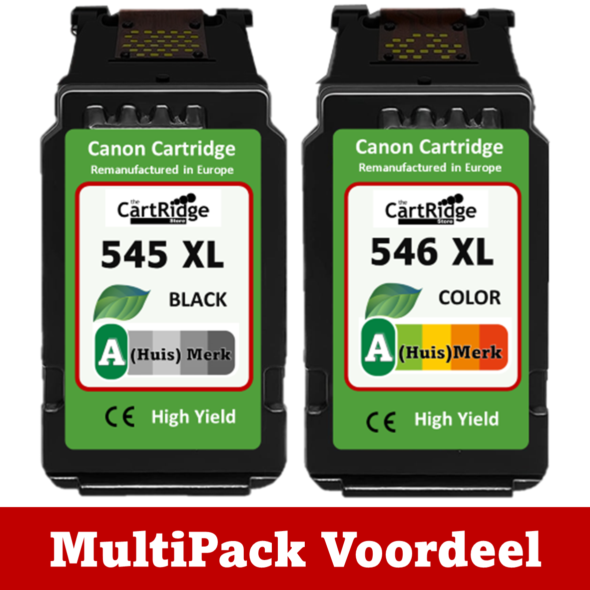 Huismerk 545 / 546 XXL Canon Inktcartridges | MultiPacks | Professioneel Gebruik| EU |