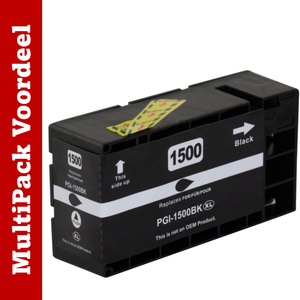Huismerk 1500 / 1500 XL Canon Inktcartridges | Diverse MultiPacks & Los | Geschikt Voor Professioneel Gebruik| EU Ingekocht |