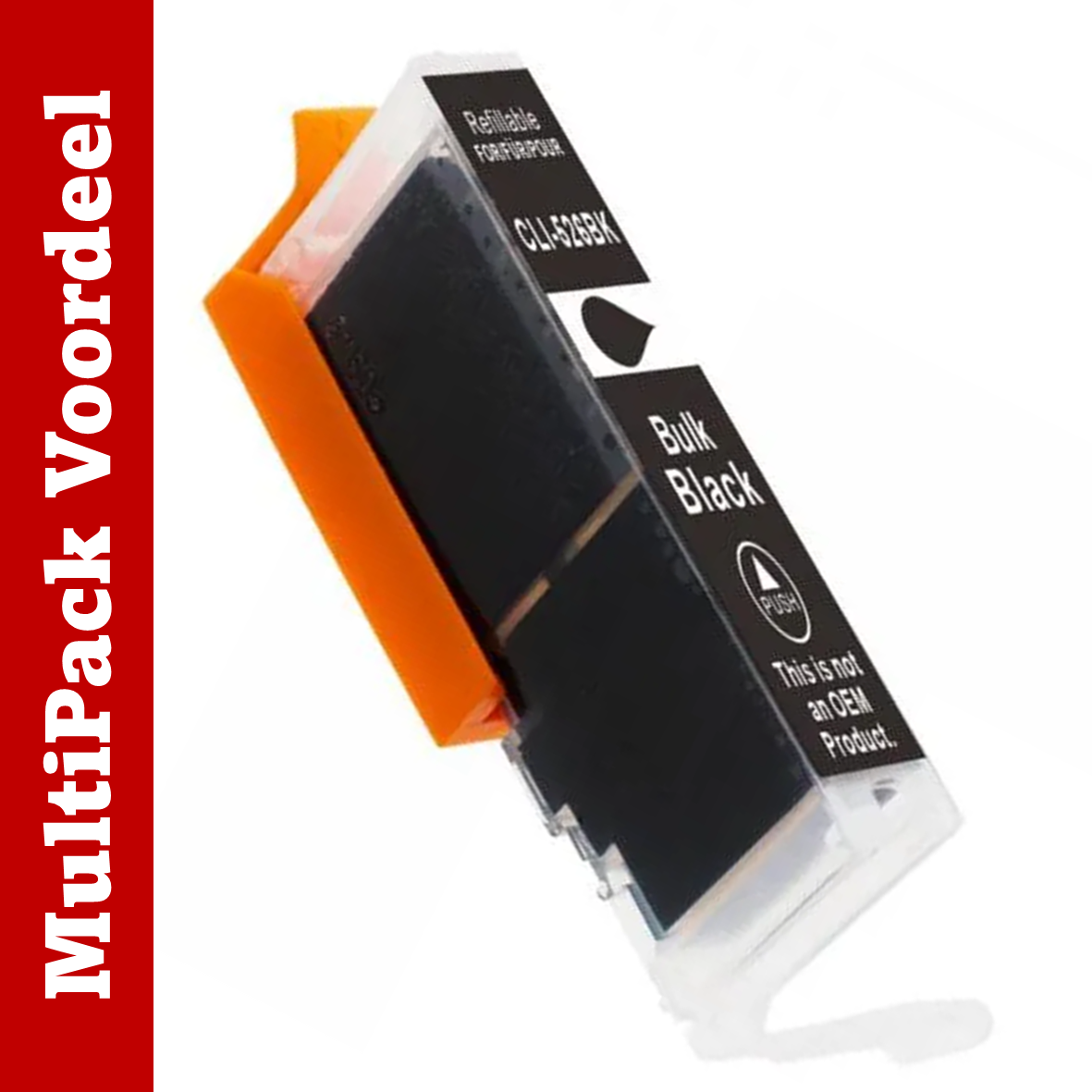 Huismerk 525 / 526 XXL Canon Inktcartridges | Flexibele MultiPacks | Meer Prints, Zelfde Cartridge | CE |