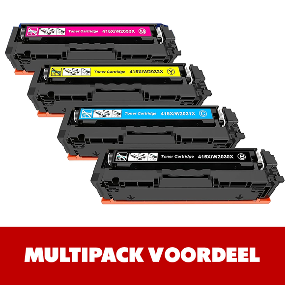 Huismerk 415X / W201-Serie HP Toner | Zwart en Kleuren |Diverse MultiPacks & Los | CE | Geschikt Voor Intensief Gebruik|