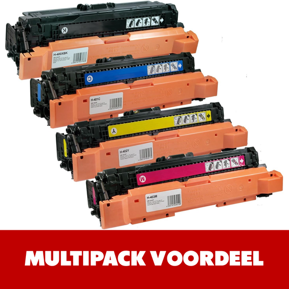 Huismerk 507X/ 507A / CE25-Serie HP Toner | Zwart en Kleuren |Diverse MultiPacks & Los | CE | Geschikt Voor Intensief Gebruik|