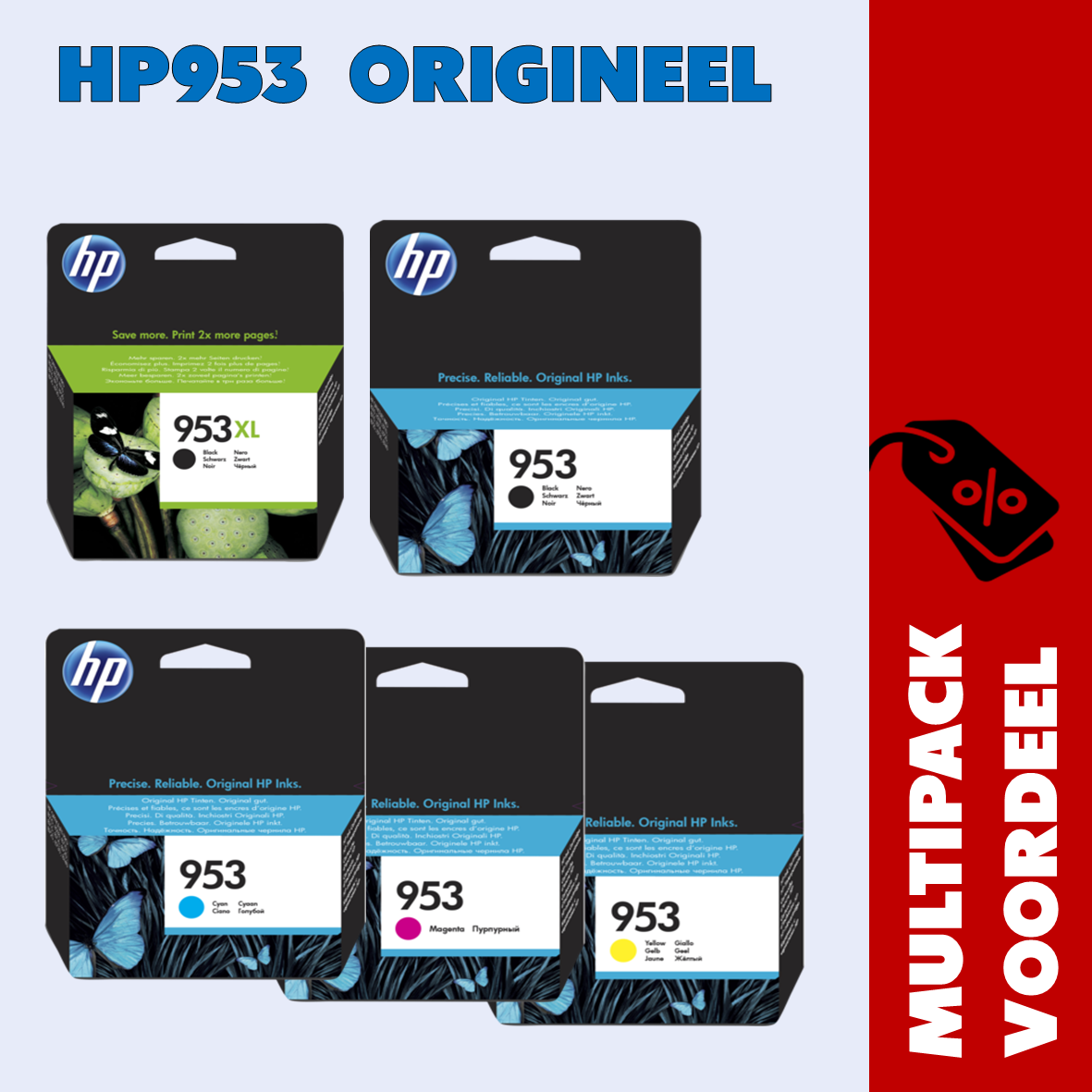 HP 953 Inktcartridges Origineel
